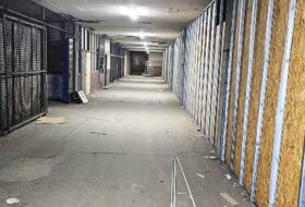 Ebenerdige Lagerhalle in Mannheim-Seckenheim – Außenansicht